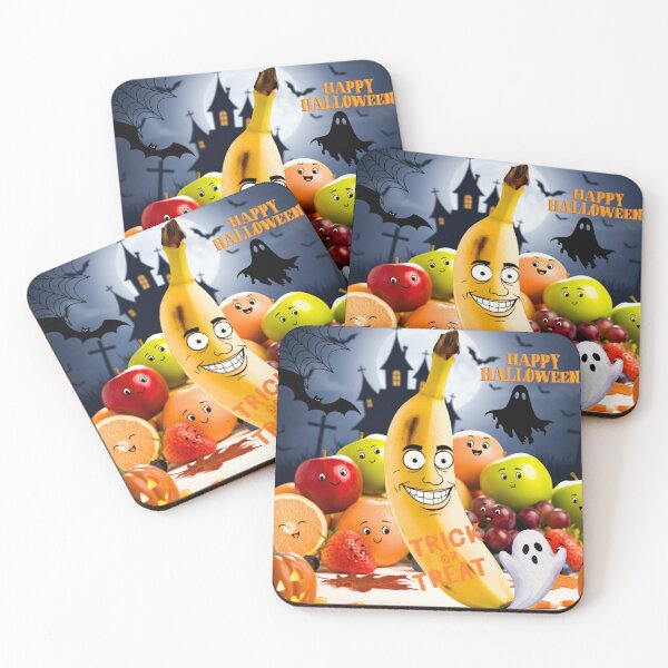 Item preview, HAPPY BANANA HALLOWEEN designed and sold by BubbleTextBox.