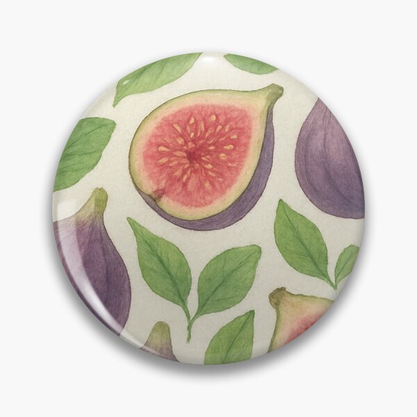 Item preview, Teardrop-shaped fig watercolor pattern textured paper designed and sold by cutsypatterns.
