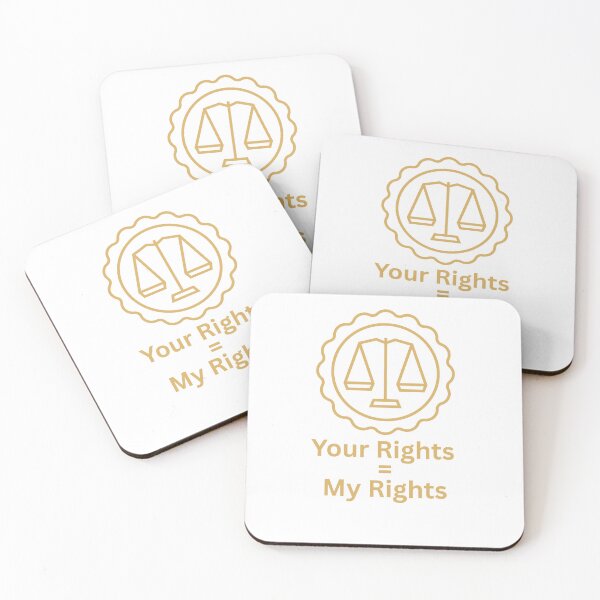 Item preview, Your Rights = My Rights | Equality & Justice Quote | Humans Right Day designed and sold by ArtArturs.