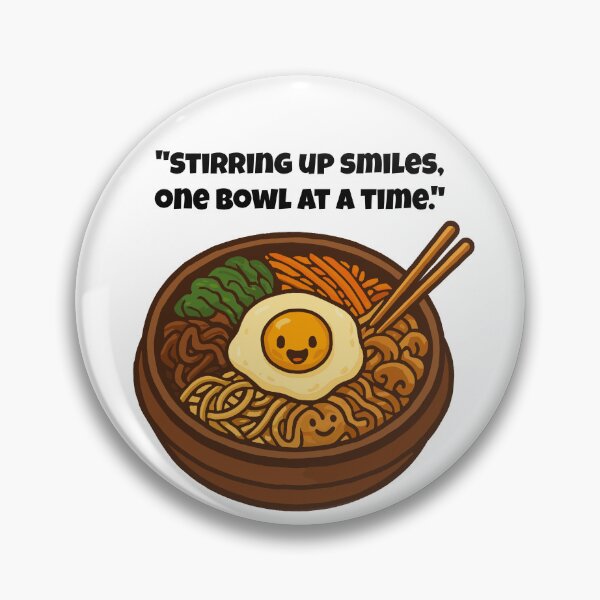 Item preview, Smiles All Around Bibimbap designed and sold by Latitude 1°N.