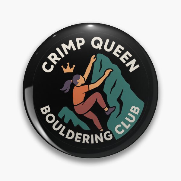 Item preview, Bouldering — Crimp Queen Bouldering Club designed and sold by Dragonfly-10.