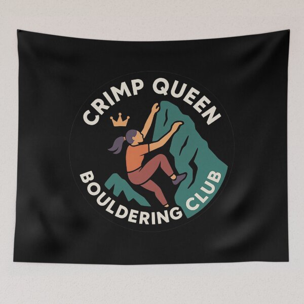 Item preview, Bouldering — Crimp Queen Bouldering Club designed and sold by Dragonfly-10.