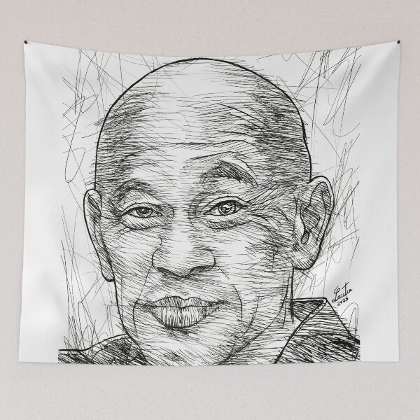 Item preview, SHUNRYU SUZUKI ink portrait designed and sold by lautir.