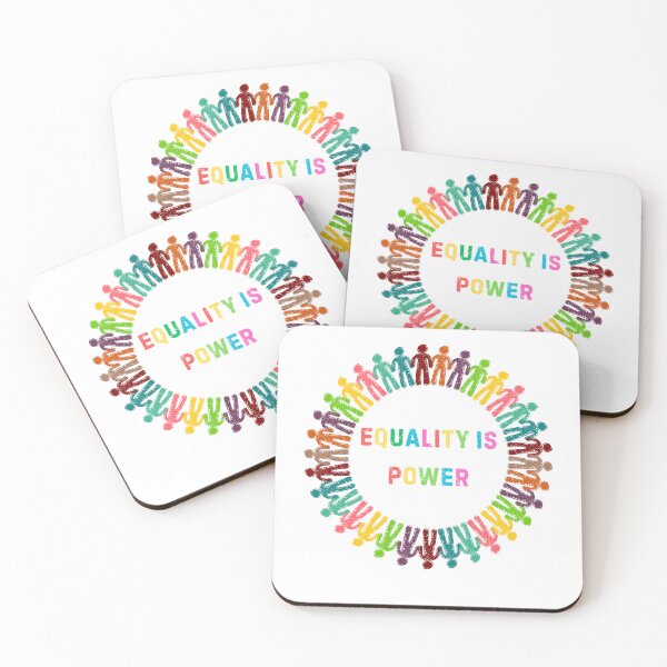 Item preview, Equality is Power (rainbow people circle) | Human Rights Day | December 10 designed and sold by ArtArturs.