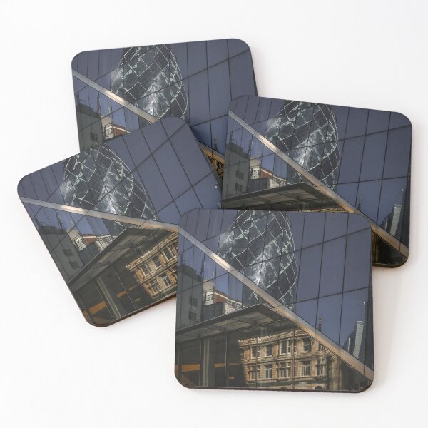 Item preview, Reflections in Skyscraper Glass – Urban Architecture Photography designed and sold by DiscoverySB.