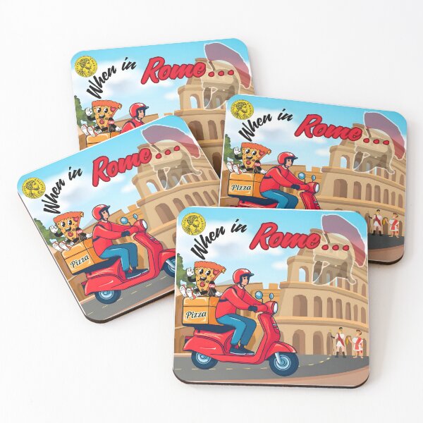 Item preview, Roman Holiday Delivery- “Rome wasn’t built in a day… but your pizza can be!” designed and sold by PixelInfinite.