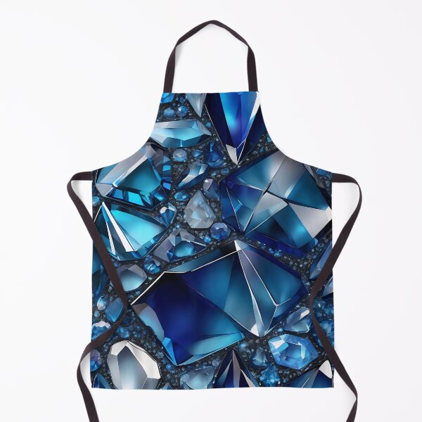 Item preview, Brilliant gemstone cluster with deep sapphire crystal reflections. designed and sold by MissYouONLY.