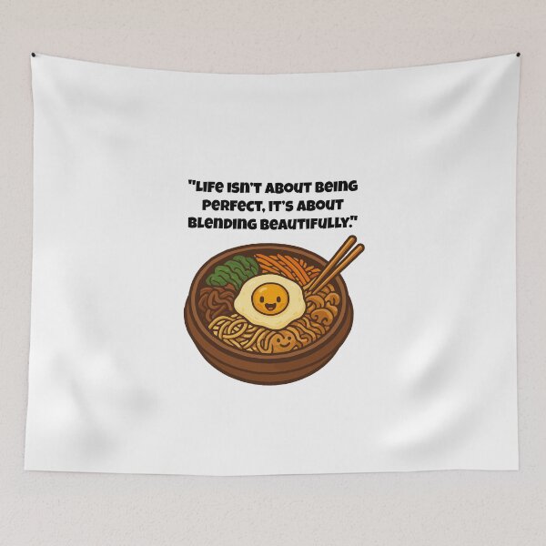 Item preview, Perfectly Happy Bibimbap designed and sold by Latitude 1°N.