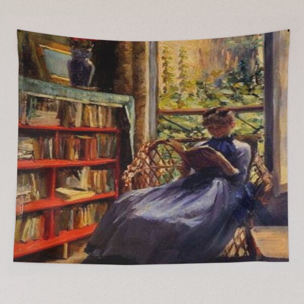 Item preview, Quiet Reading – The Reader - Inspired by Louise Catherine Breslau 1891//Public Domain designed and sold by Vernissage-dart.