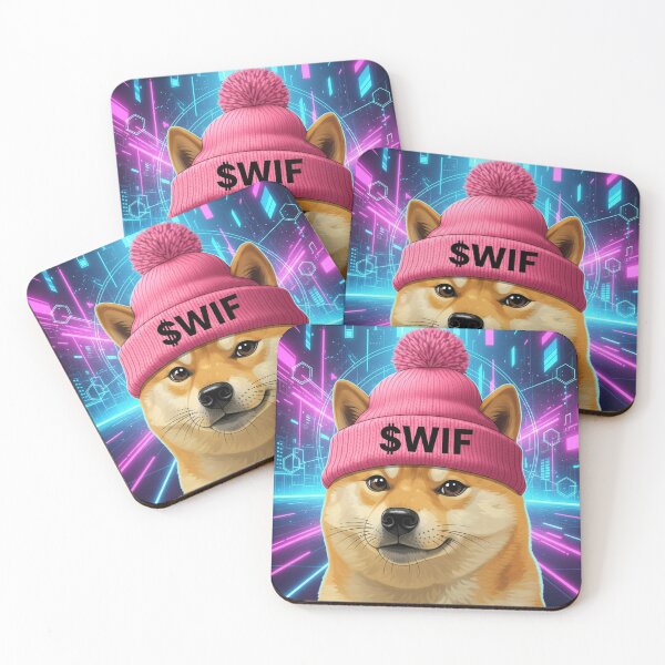 Item preview, WIF Solana Crypto Dog with Hat Design designed and sold by CryptoThreads4 You.