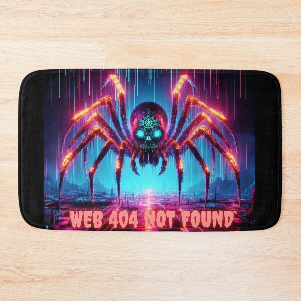 Artikelvorschau, Cyber-Spinnenschwarm – Neon-Glitch-Arachnid-Horror entworfen und verkauft von DreamArt Creations.