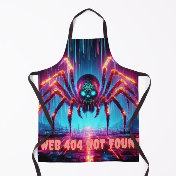 Item preview, Cyber Spider Swarm – Neon Glitch Arachnid Horror designed and sold by DreamArt Creations.