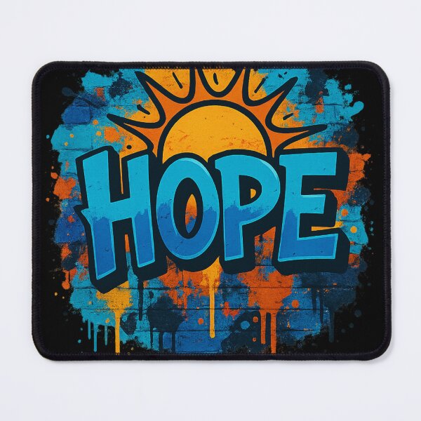 Item preview, HOPE – Rising Sun Graffiti Tee designed and sold by PastimeMastery.