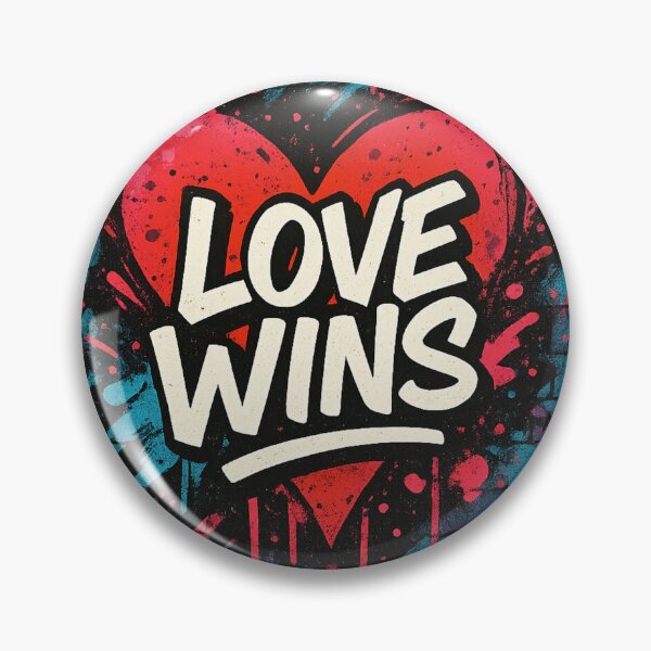Item preview, LOVE WINS – Exploding Heart Graffiti Tee designed and sold by PastimeMastery.