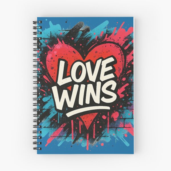 Item preview, LOVE WINS – Exploding Heart Graffiti Tee designed and sold by PastimeMastery.