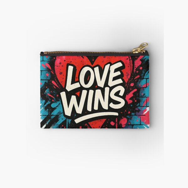 Item preview, LOVE WINS – Exploding Heart Graffiti Tee designed and sold by PastimeMastery.