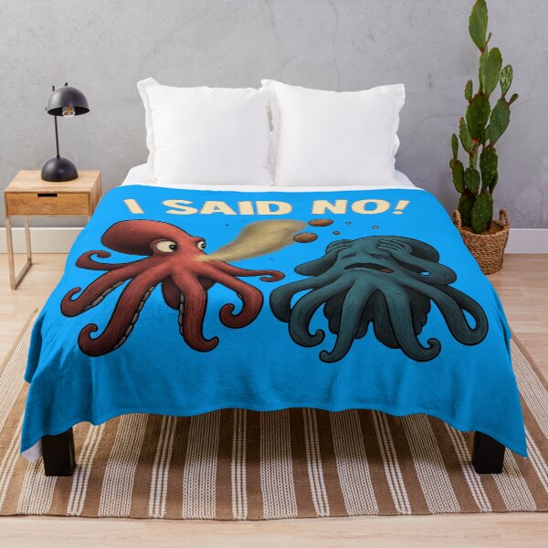 Item preview, "I said NO!" - Female Octopus Unite! designed and sold by Jaded's Cute Clips.