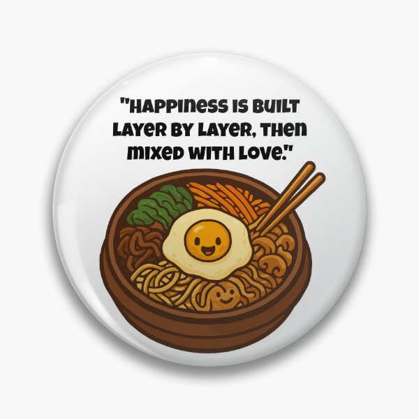 Item preview, Happiness in a Bibimbap Bowl designed and sold by Latitude 1°N.