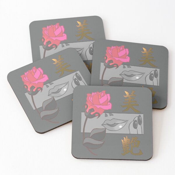 Item preview, Bien – Monochrome Rose and Delicate Lips designed and sold by μΦ＋工房（Miu Phi Cross Kobo）.