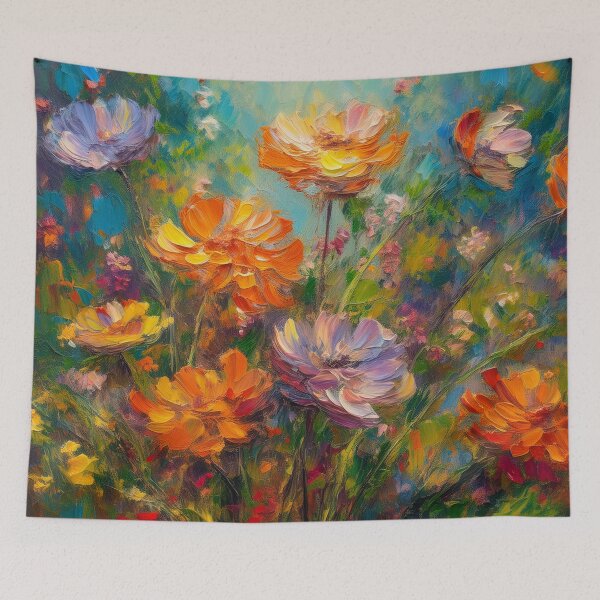 Item preview, Beautiful impressionist flower garden designed and sold by Photopat.