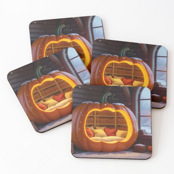 Item preview, Cozy Pumpkin Reading Nook – Autumn & Winter Book Lover Aesthetic designed and sold by CrystalCove11.