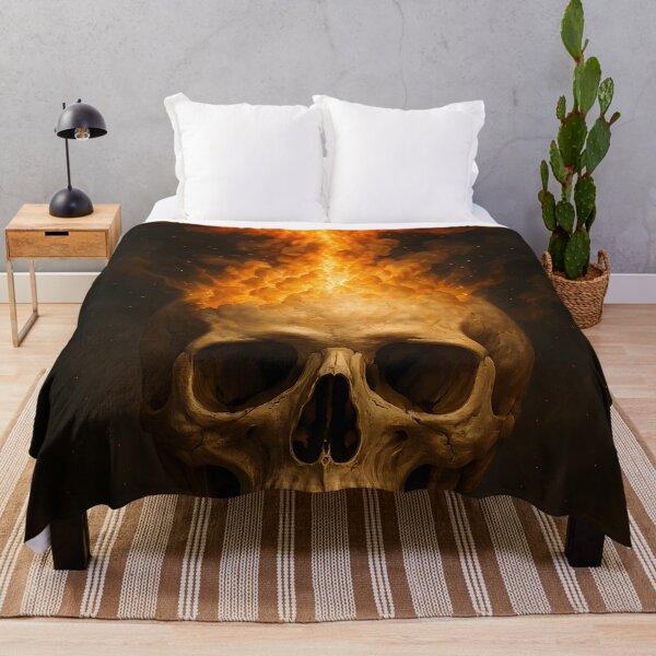 Item preview, Exploding Skull | Fire Mushroom Cloud Dark Art designed and sold by Buzzink.