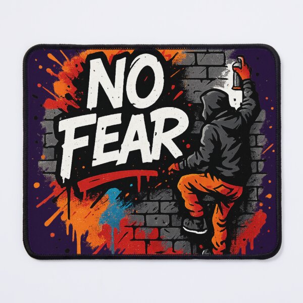 Item preview, NO FEAR – Climb Beyond Limits Graffiti Tee designed and sold by PastimeMastery.