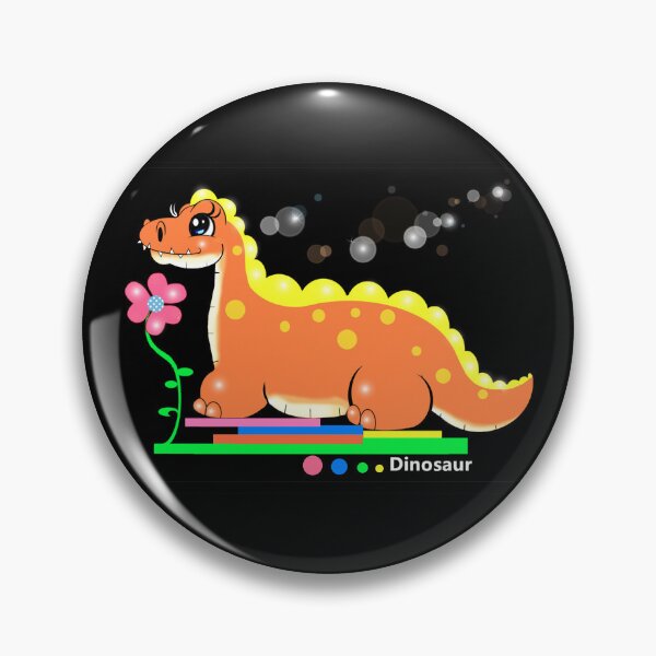 Item preview, A cute dinosaur loves viewing flowers. designed and sold by Shirley cute art .