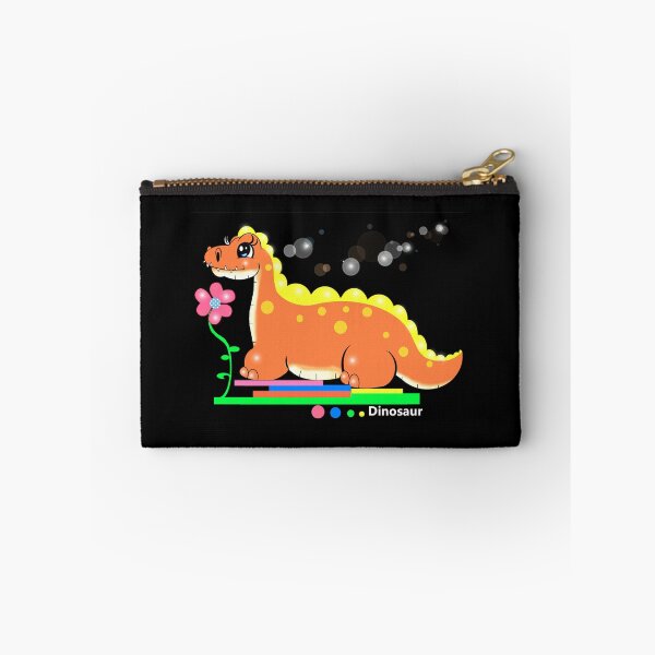 Item preview, A cute dinosaur loves viewing flowers. designed and sold by Shirley cute art .