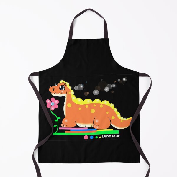 Item preview, A cute dinosaur loves viewing flowers. designed and sold by Shirley cute art .