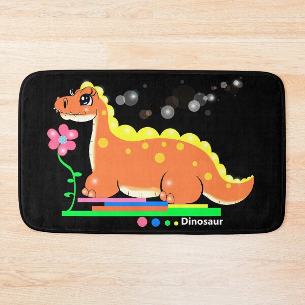 Item preview, A cute dinosaur loves viewing flowers. designed and sold by Shirley cute art .