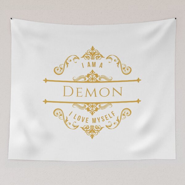 Item preview, I Am A Demon – Self Love Quote designed and sold by thisismgv.