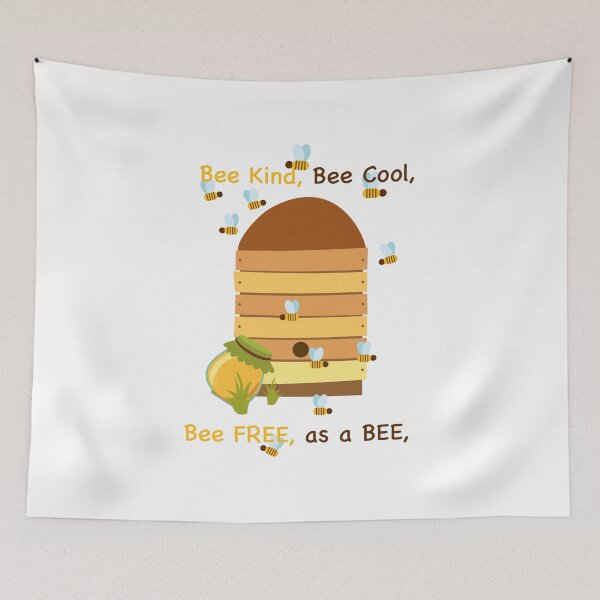 Item preview, Kawaii Cute Bee Buzzing Cartoon designed and sold by FlamoArt.