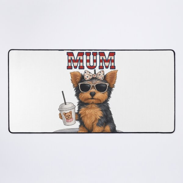 Item preview, Proud Yorkie Mum Shirt | Cute Patriotic Yorkshire Terrier Dog Lover Gift designed and sold by Puppy Paws.