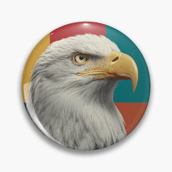 Item preview, Majestic Eagle Head – Modern Pop Art Illustration designed and sold by Meiersbeste.