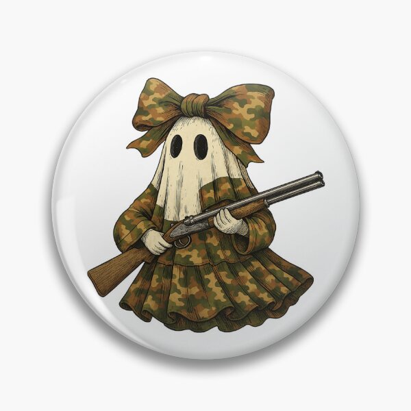 Item preview, Preppy Camouflage Ghost designed and sold by Clinomania Art.