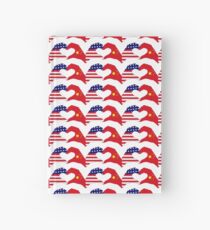 We Heart U.S.A. and China Patriot Flag Series Hardcover Journal