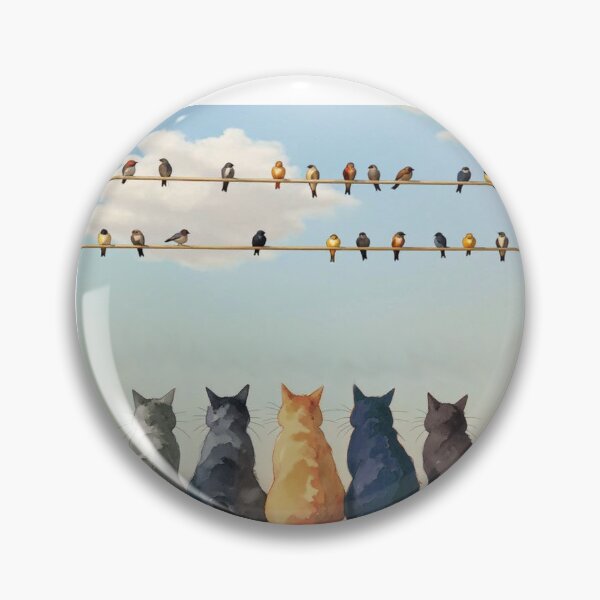 Item preview, Cats and birds designed and sold by thirtyonestars.