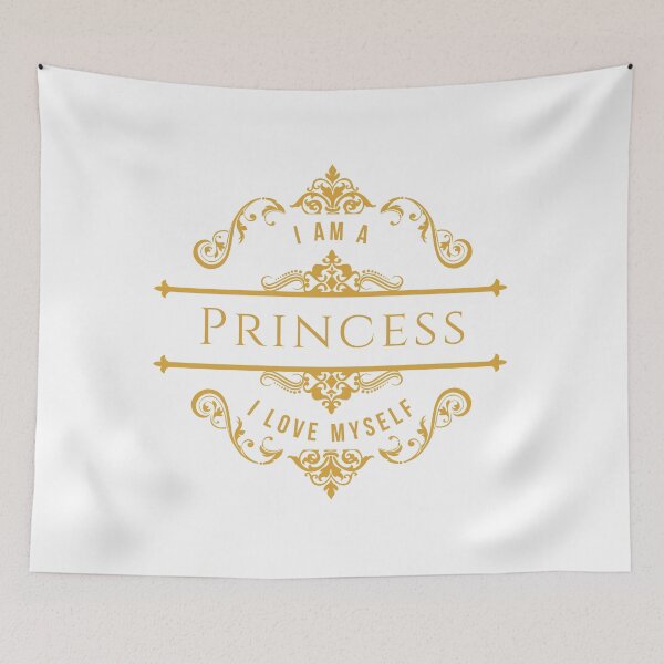 Item preview, I Am A Princess – Self Love Quote designed and sold by thisismgv.