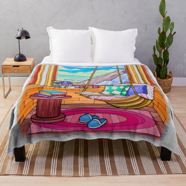 Item preview, Cozy Reading Nook with Mountain View designed and sold by Anas Arts.