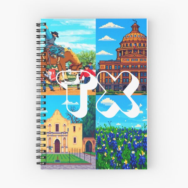 Item preview, Texas Pixel Art Design – USA State Landmarks Poster, Shirt and Sticker designed and sold by simple-line.