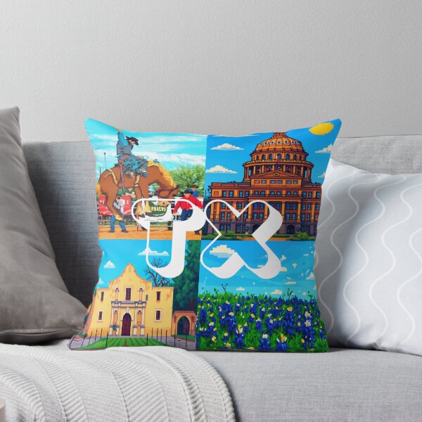Item preview, Texas Pixel Art Design – USA State Landmarks Poster, Shirt and Sticker designed and sold by simple-line.