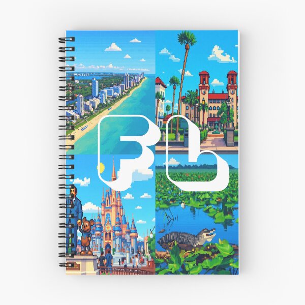Item preview, Florida Pixel Art Design – USA State Symbols Poster, Shirt and Sticker designed and sold by simple-line.