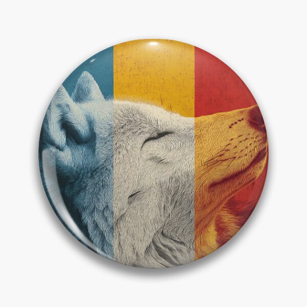 Item preview, Majestic Wolf – Modern Pop Art Illustration designed and sold by Meiersbeste.