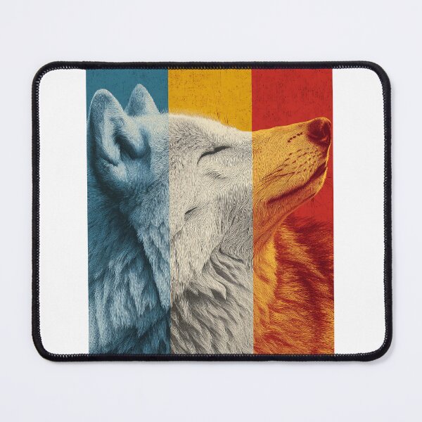 Item preview, Majestic Wolf – Modern Pop Art Illustration designed and sold by Meiersbeste.