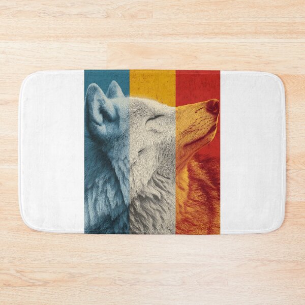 Item preview, Majestic Wolf – Modern Pop Art Illustration designed and sold by Meiersbeste.