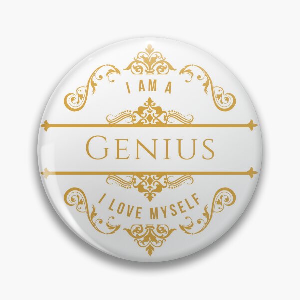 Item preview, I Am A Genius – Self Love Quote designed and sold by thisismgv.