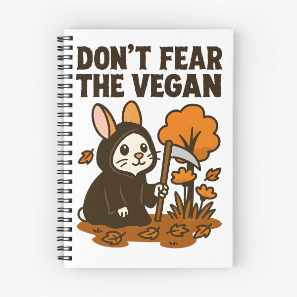 Item preview, Don't Fear The Vegan Grim Reaper Halloween Bunny designed and sold by Lee Hiller Designs.