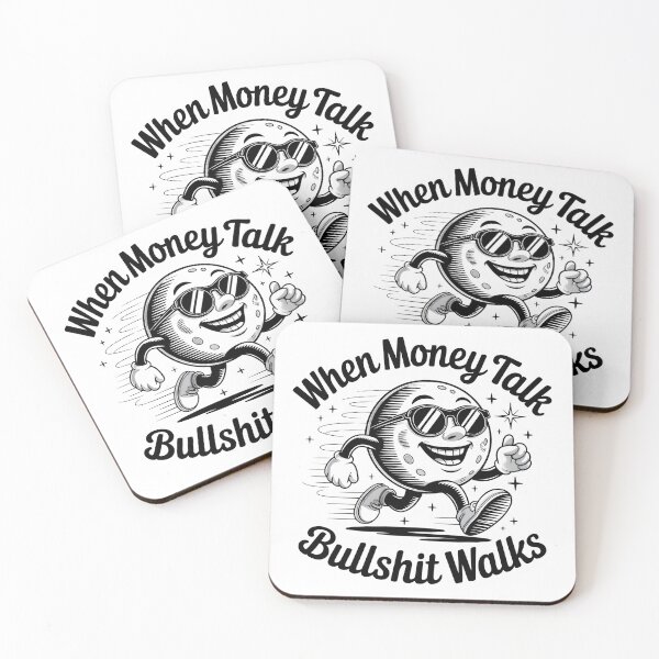 Item preview, When Money Talk, Bullshit Walks  Funny Casual Tee ?  designed and sold by StudioBytes.