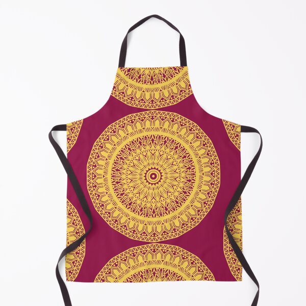 Item preview, Hand drawn Pink yellow Bohemian Mandala Art Intricate Pattern Flower Spiritual Abstract Decorative Design designed and sold by DivineMandala.